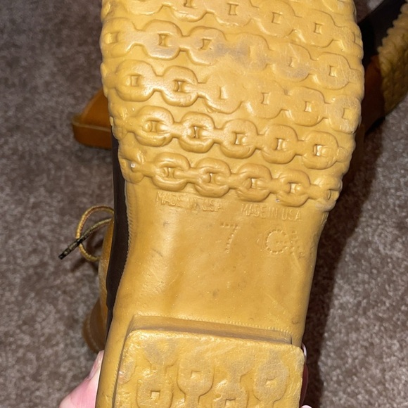 Vintage LL Bean Maine Hunting Shoe Duck Boots Mens Size 7 - Picture 6 of 6